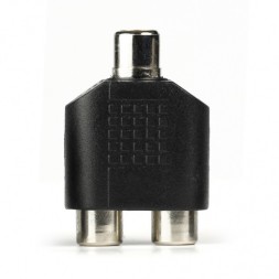 Переходник 1хRCA (мама)-2хRCA (мама) Smartbuy A218