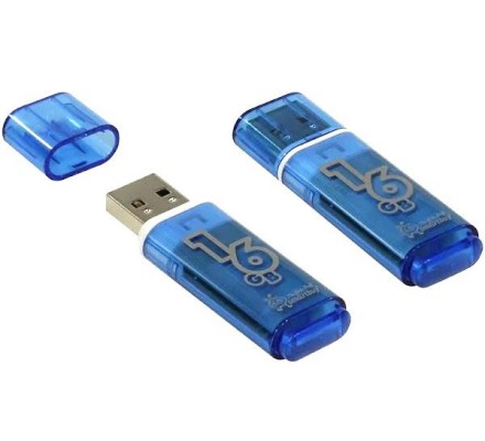 USB флеш накопитель Smartbuy 16GB Glossy Blue (SB16GBGS-B)