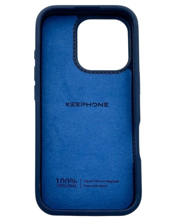 Накладка для i-Phone 16 Pro Keephone MagSnap синяя