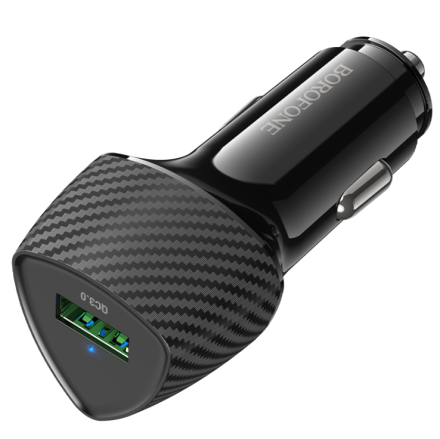 Автомобильное зарядное устройство Borofone BZ31 1USB 3A 18W черный