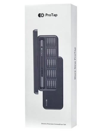 Отвертка электрическая умная ProTap Electric Precisoon Screwdriver Set PRTPES1 (25 бит) черная