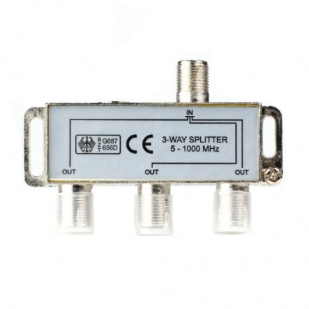 Делитель ТВ-сигнала (&quot;Краб&quot;) 1 на вход-3 на выход Smartbuy (A223)