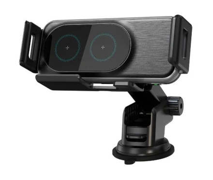 Держатель c беспроводной зарядкой на торпеду FDC-30 черный