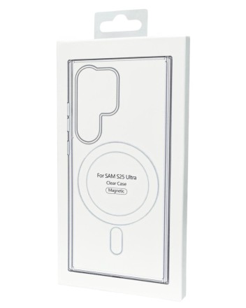 Накладка для Samsung Galaxy S25 Ultra силикон MagSafe Clear Case