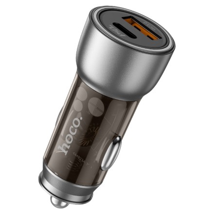 Автомобильное зарядное устройство Hoco NZ8 1USB/1C 18W/25W черное