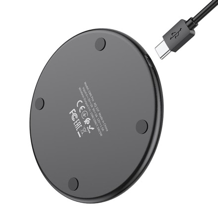 Беспроводное зарядное устройство Hoco CW6 Pro 15W черное