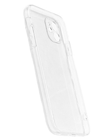 Чехол-накладка силикон 1.5мм i-Phone 11 6.1&quot; прозрачный с закрытой камерой