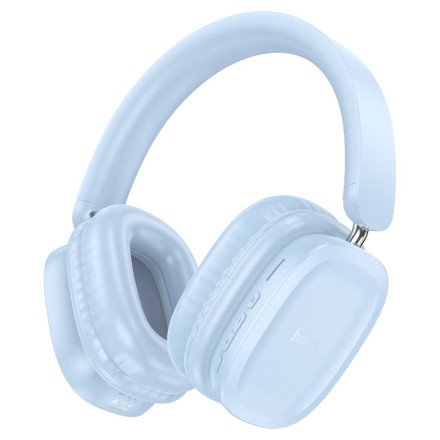 Стереонаушники Bluetooth полноразмерные Hoco W51 BT5.3/46ч синие