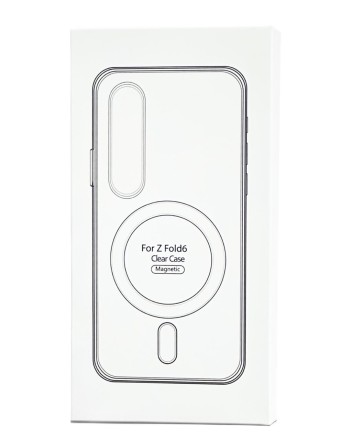 Накладка для Samsung Galaxy Z Fold 6 силикон MagSafe Clear Case