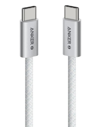Usb Кабель-зарядка Type-C на Type-C Anker Zolo(A8060P21) 240W 1.5м белый