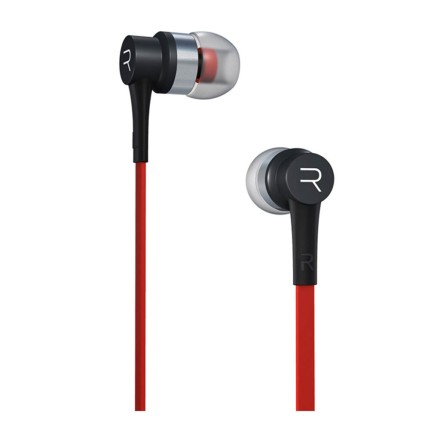 Стереонаушники с микрофоном Remax RM-535 1.2м плоские красные