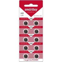 Батарейка часовая Smartbuy AG9-10B (200/2000) SBBB-AG9-10B