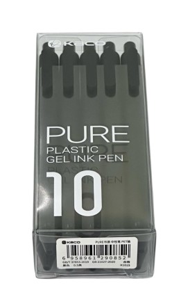 Ручка гелевая Xiaomi KACO Pure Plastic Gelic Pen  (комплект 10шт) K1015