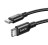 Usb Кабель-зарядка Type-C на Type-C Hoco X14 Double 3A 60W 1м в тканевой оплетке черный