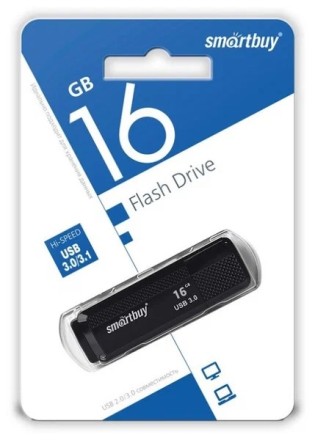 3.0 USB флеш накопитель Smartbuy 16GB Dock Black (SB16GBDK-K3)
