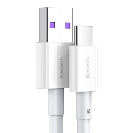 Baseus Superior Series Fast Charging Data Cable USB to Type-C 66W 2m White