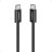 Usb Кабель-зарядка Type-C на Type-C Anker Zolo(A8060P11) 240W 1.5м чёрный
