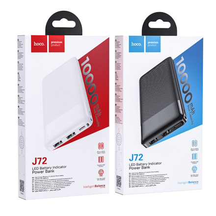 Powerbank Hoco J72 10000mAh 2USB белый