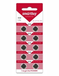 Батарейка часовая Smartbuy AG8-10B (200/2000) SBBB-AG8-10B
