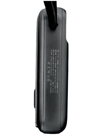 Powerbank Xreel 10000mAh 2USB/1USB-C с проводом Type-C/Lightning/Micro черный