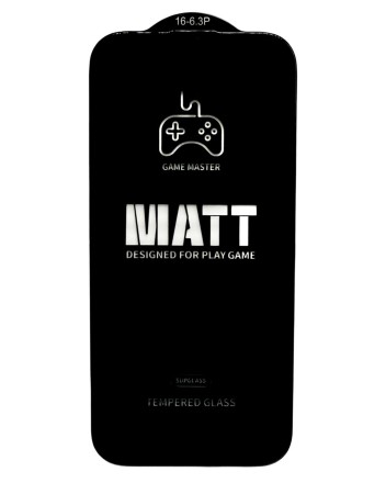 Защитное стекло матовое для i-Phone 16 Pro 6.3&quot; Supglass XC-13 3D