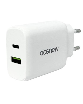 Сетевое зар. устр. Acenew A1830 1USB/1C 30W белое