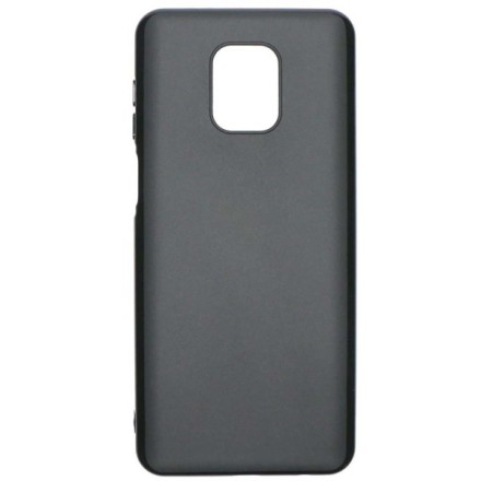 Чехол-накладка для Xiaomi Redmi Note 9 силикон 1мм матовый чёрный