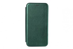 Чехол-книжка Xiaomi redmi Note 10 Fashion Case кожаная боковая зелёная