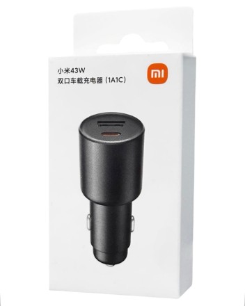 Автомобильное зар. устр. Xiaomi Xiaomi Mi Car Charger 43W 1USB/1USB-C  черное