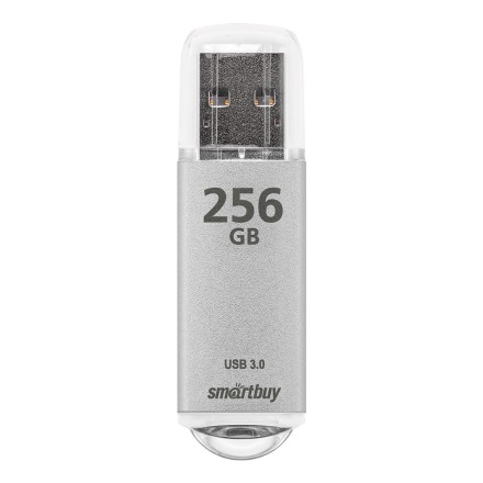 3.0 USB флеш накопитель Smartbuy 256 GB V-Cut Silver (SB256GBVC-S3)