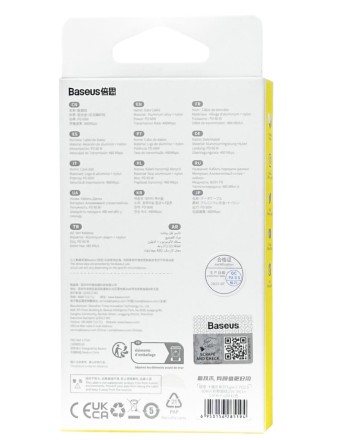 Кабель-зарядка Type-C на Type-C Baseus Cafule 100W 1м (CATKLF-G09) красный