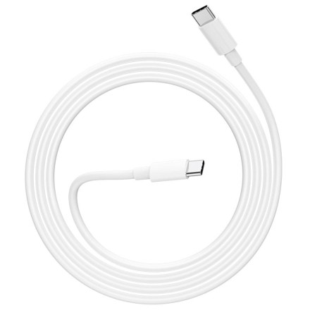 Usb Кабель-зарядка Type-C на Type-C Hoco X51 5A 100W 2м силиконовый белый