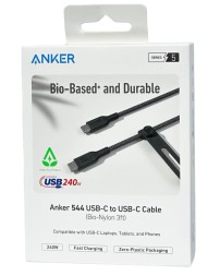 Usb Кабель-зарядка Type-C на Type-C Anker (A80F5P11) 240W 0.9м черный