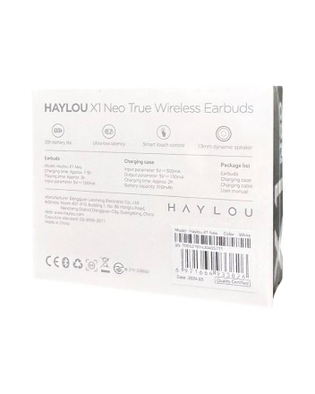 Беспроводные наушники Haylou X1 Neo белые