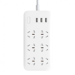 Сетевой удлинитель Xiaomi Mi Power Strip 6 Sockets/3 USB Potrs (NRB4025CN) белый