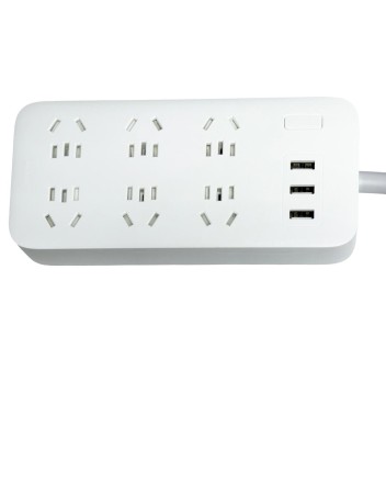 Сетевой удлинитель Xiaomi Mi Power Strip 6 Sockets/3 USB Potrs (NRB4025CN) белый