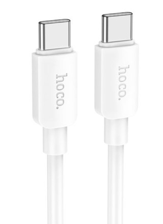 Usb Кабель-зарядка Type-C на Type-C Hoco X96 2.4A 1м белый