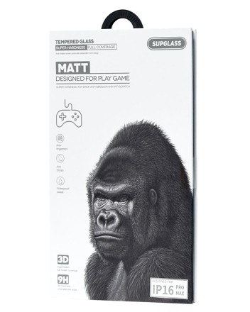 Защитное стекло матовое для i-Phone 16 Pro Max 6.9&quot; Supglass XC-13 3D
