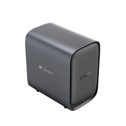 Настольный NAS (сетевое хранилище) для 5 SATA3.0 6Gbps Celeron N4120/4GB DDR4/Ethernet х 2 серый