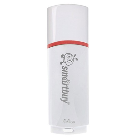 USB флеш накопитель Smartbuy 64GB Crown White (SB64GBCRW-W)