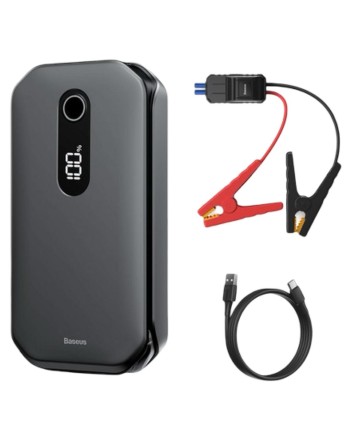Baseus Super Energy Pro Car Jump Starter 12000mAh,5V/3A，Paak current1000A）(CRJS03-01) Black