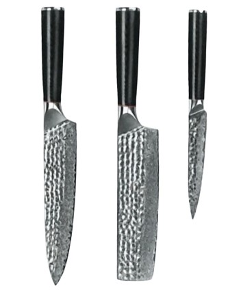 Набор кухонных ножей Xiaomi Spetime 3-Piece Steel Kitchen Knife Set W03-GS (3 ножей) черный