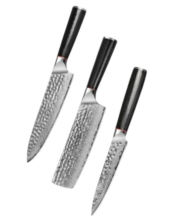 Набор кухонных ножей Xiaomi Spetime 3-Piece Steel Kitchen Knife Set W03-GS (3 ножей) черный