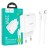 Сетевое зарядное устройство Hoco C94A с шнуром Type-C на Lightning 1C 20W белое