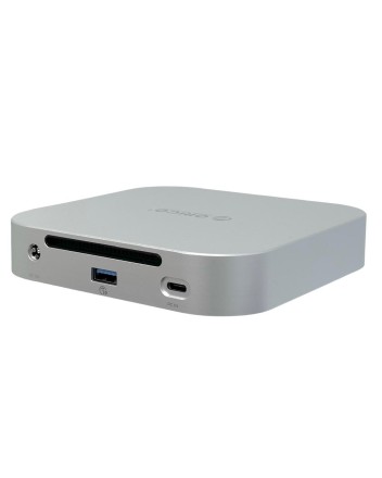 Док-станция + хаб Orico M47P для 2 SSD M.2 USB3.2x3/MicroSD/TF/Совместим с Mac Mini M4 черный