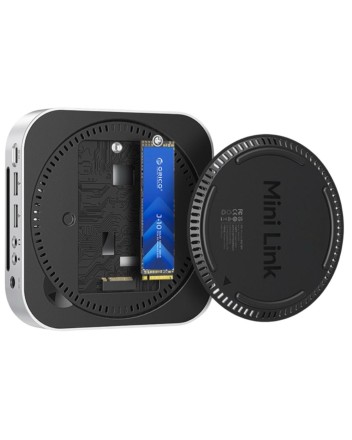 Док-станция + хаб Orico M49P для 1 SSD M.2 USB3.2x2/USB2.0x2/AUX/Mic/MicroSD/TF/Mac Mini 2024 черный