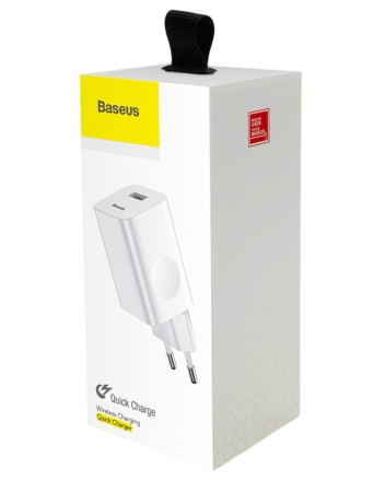 Сетевое зарядное устройство Baseus Charging Quick 1USB 3A 24W CCALL-BX02 белое