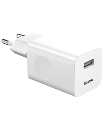 Сетевое зарядное устройство Baseus Charging Quick 1USB 3A 24W CCALL-BX02 белое