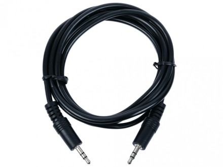 Аудиокабель AUX 3,5mm Perfeo 1,5 м. (J2102) черный