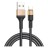 Usb Кабель-зарядка Type-C Hoco X26 Xpress 3A 1м в тканевой оплётке чёрный